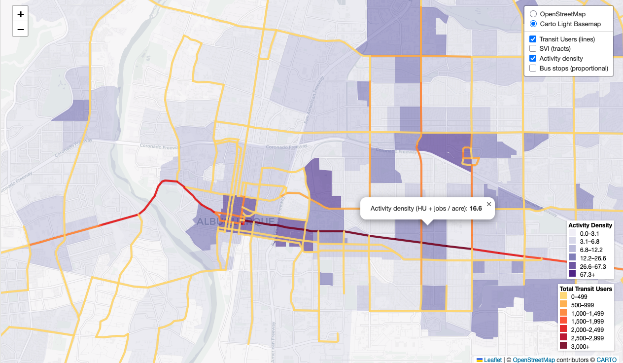 screenshot of Transit Map